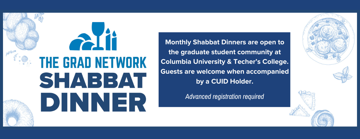 The Grad Network Shabbat Dinner | December 5
